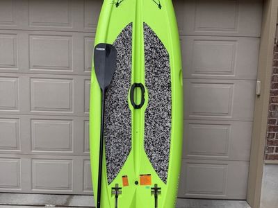 Used Lifetime Freestyle XL Stand Up Paddleboard with Paddle