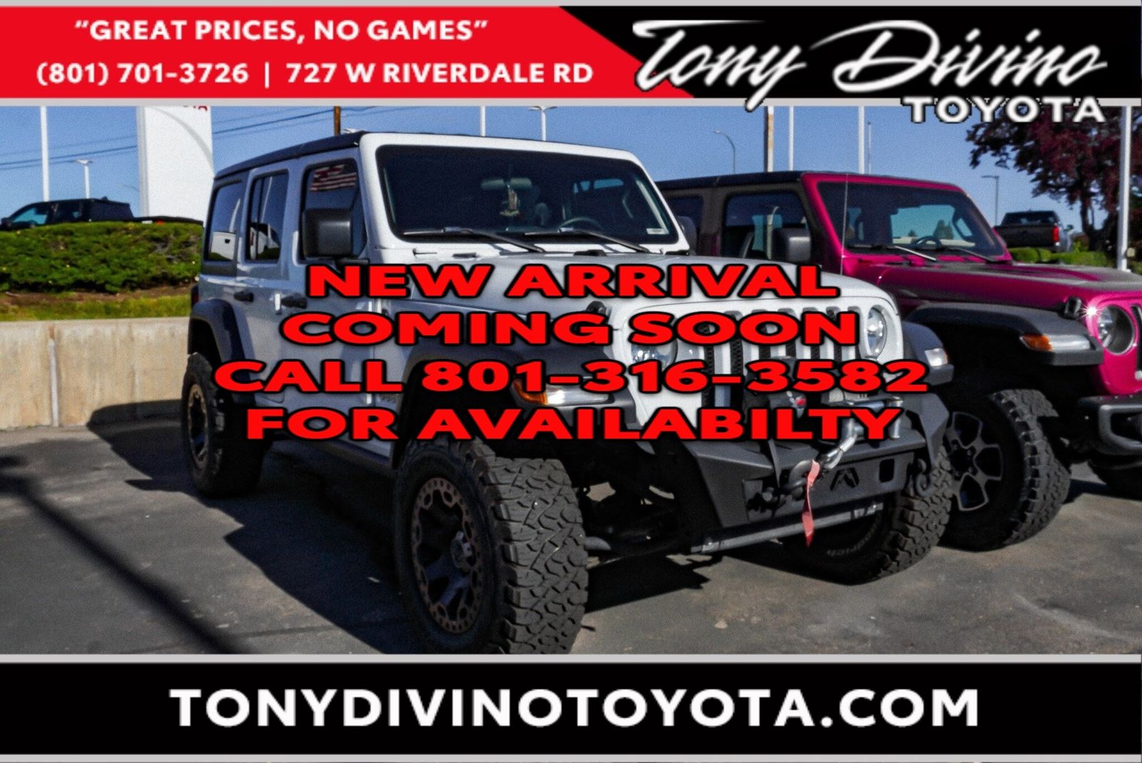 2019 Jeep Wrangler Unlimited Sport