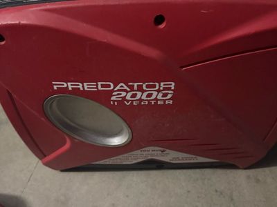 Predator 2000 W inverter generator