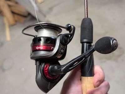 Quantum reel and Ugly stik ice / youth rod combo