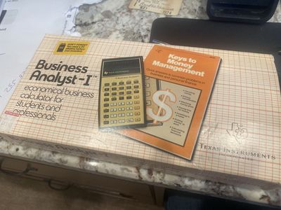 Texas Instruments business analyst 1 calculator