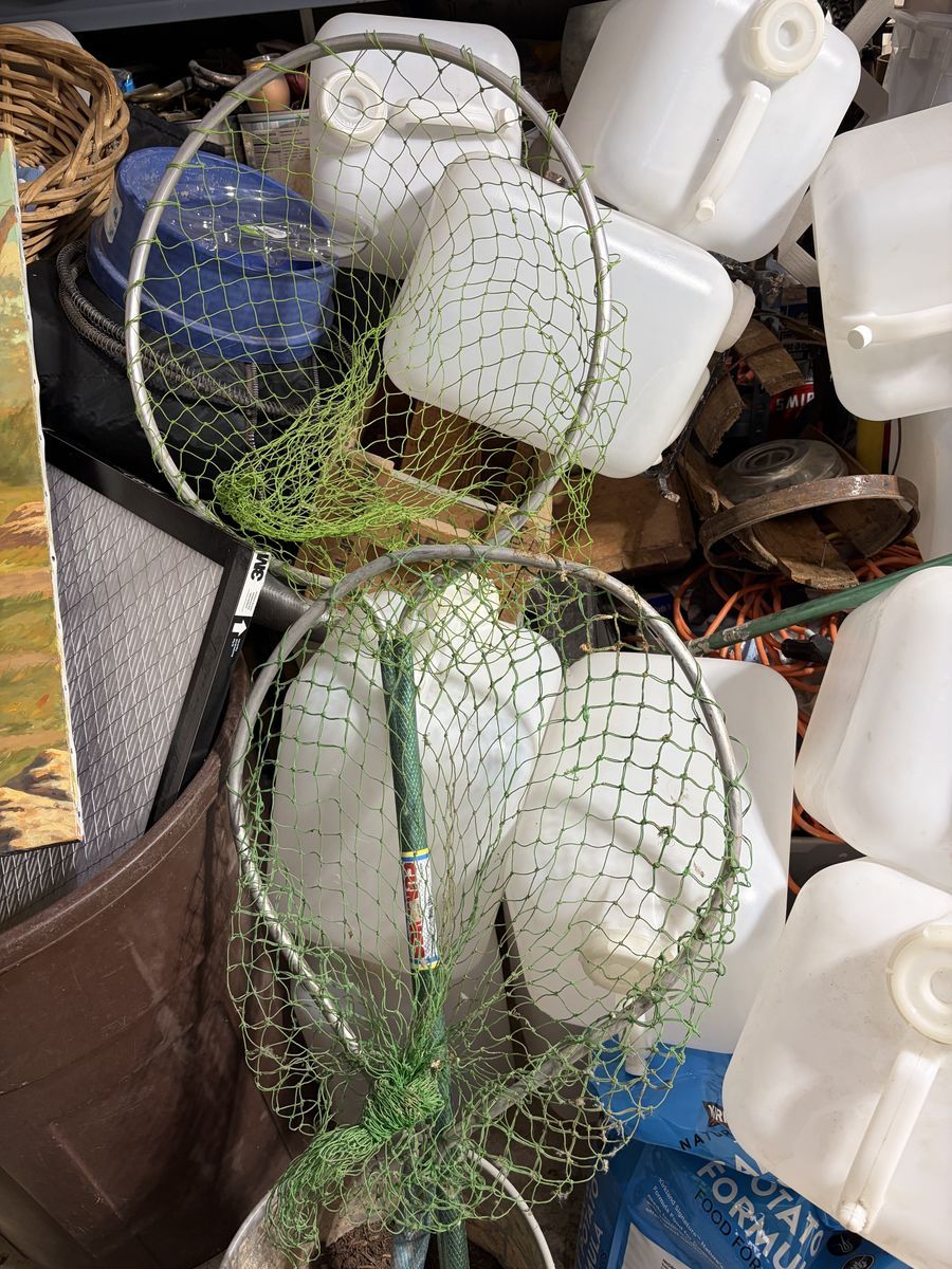 Two Vintage Fishing Nets