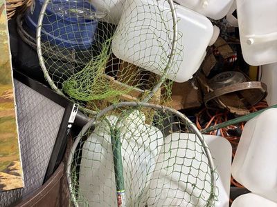 Two Vintage Fishing Nets