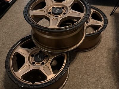KMC Alpine Bronze/Black Wheels 17x8, 5x114.3