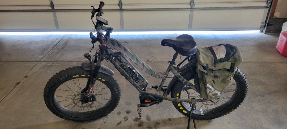 Bafang Minion FBF Fat Tire Electric Bike 26x4.00, 30 PSI, Full Suspension