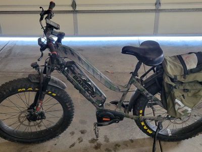 Bafang Minion FBF Fat Tire Electric Bike 26x4.00, 30 PSI, Full Suspension