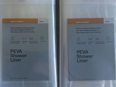 Shower Liner - Frosted or Clear, Rust-Resistant