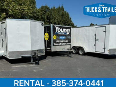 7 x 14 Enclosed Cargo Trailer - RENTAL