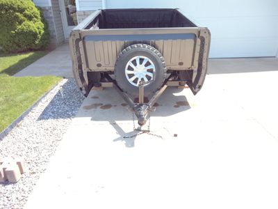 Custom built bed trailer