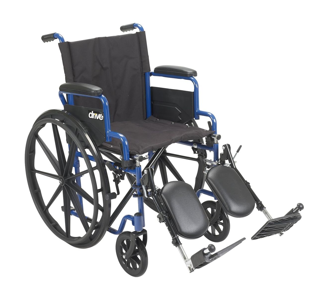 Drive Medical Blue Streak Lightweight Foldable Wheelchair