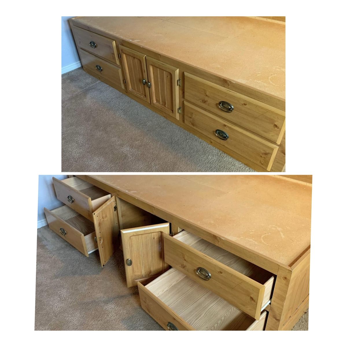 Twin Size Captains Bed With Lots Of Storage