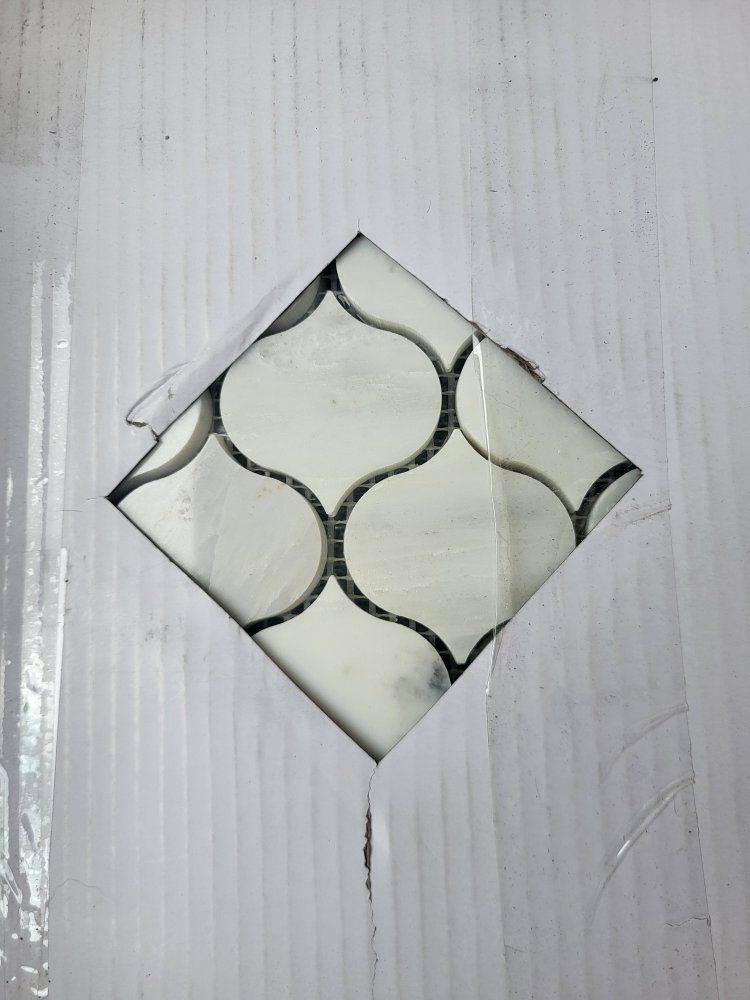 MSI First Snow Elegance Lantern Marble Tile, 10 sq ft, New in Box