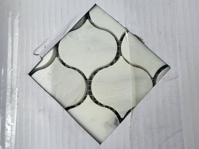 MSI First Snow Elegance Lantern Marble Tile, 10 sq ft, New in Box