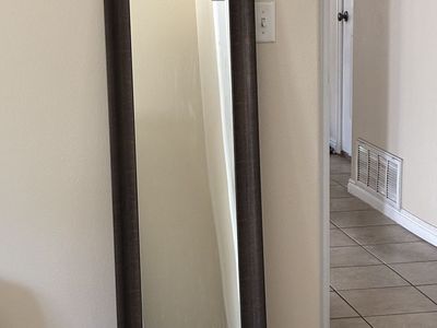 Mirror; Height = 53 inch, Width = 17 inch