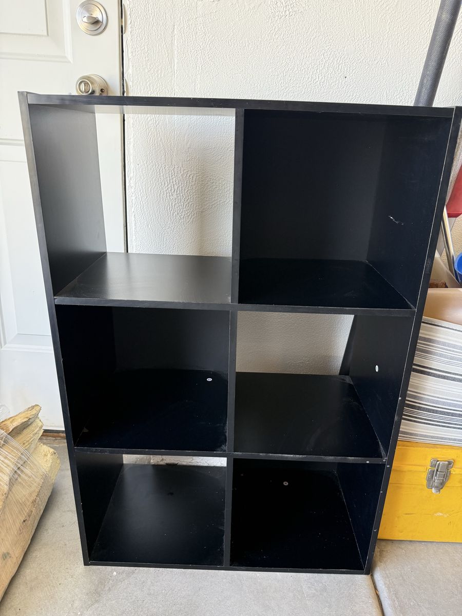 Black shelf