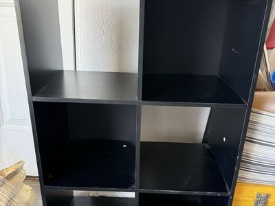 Black shelf