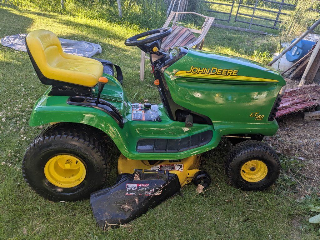 John Deere riding mower