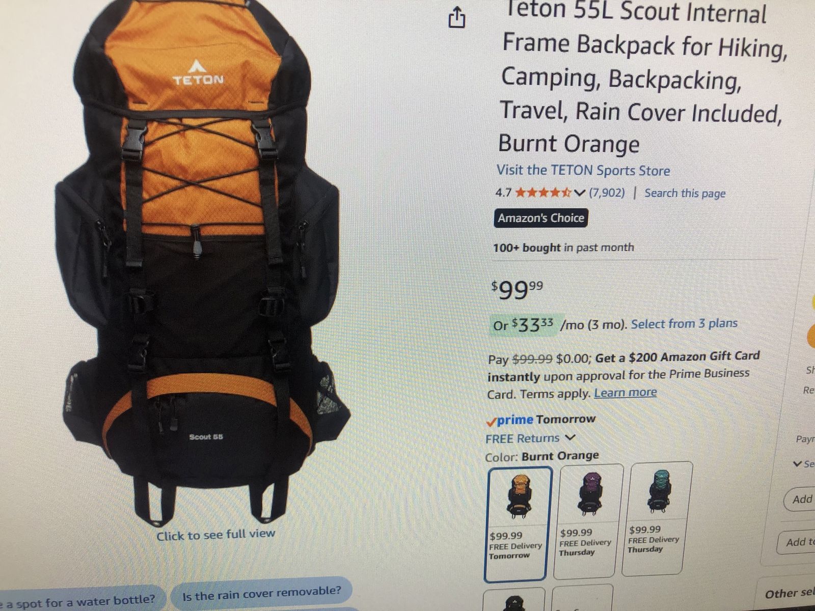 Backpacking
