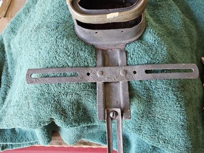 Vintage Guide License Plate Light Bracket Housing 47-55 chevy 3100 panel truck or suburban