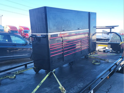 Mac Tools Macsimizer Toolbox Workstation – Hutch + Side Locker – 117" Setup