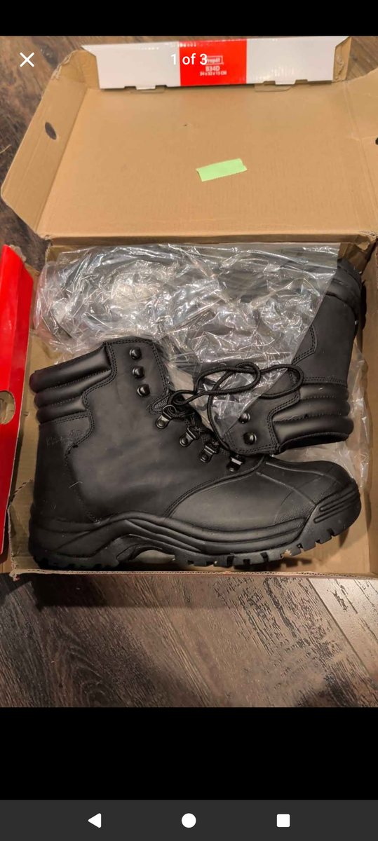 Propét Men's Blizzard Mid Lace Boots - Black (Size 11.5 XX/5E)