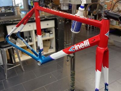 Cinelli Stratofaster 55cm Carbon Road Frameset Rim Brake