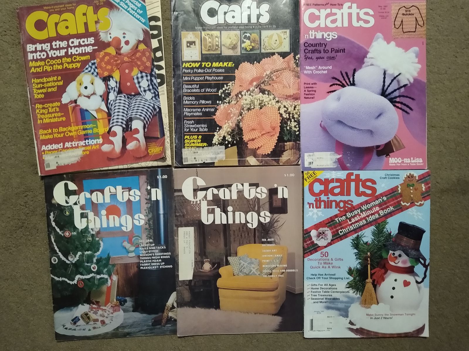 Vintage Craft Magazines