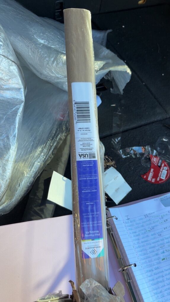 Vinyl floor molding kits