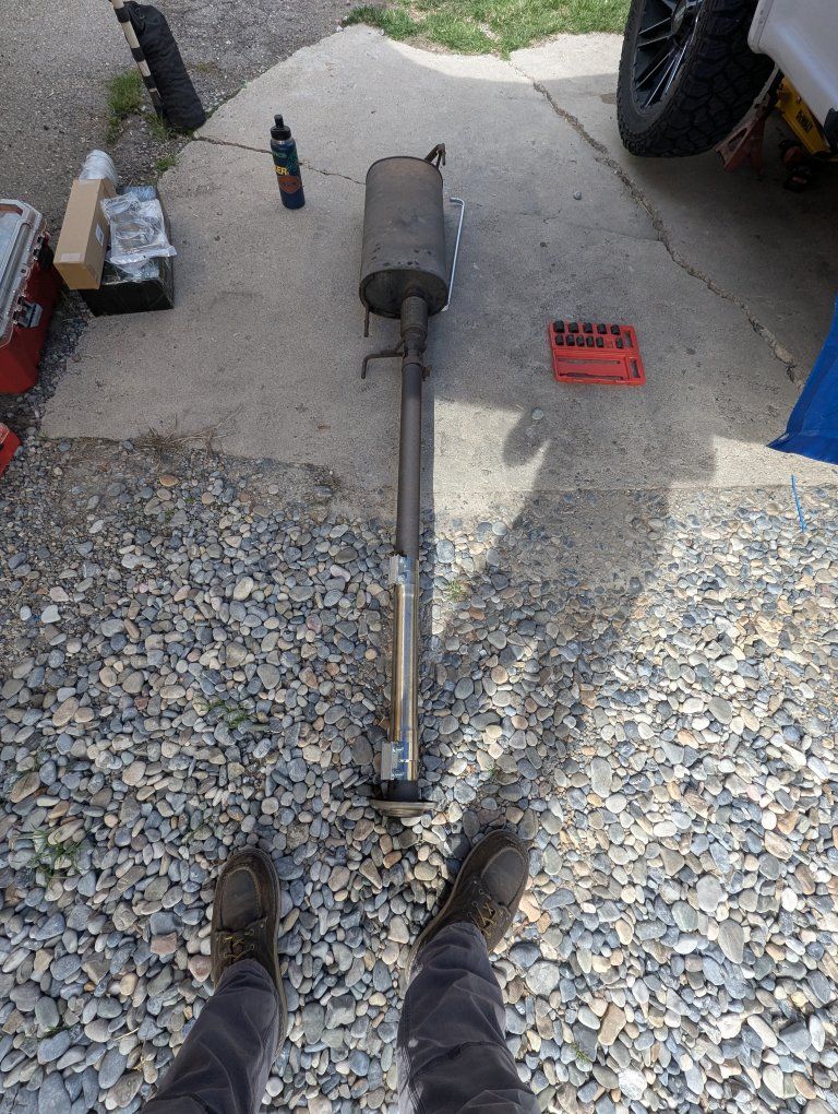 Mid Pipe with Resonator delete off of 2017 F-150