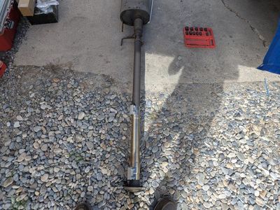 Mid Pipe with Resonator delete off of 2017 F-150