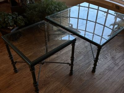 Coffee table and end table glass