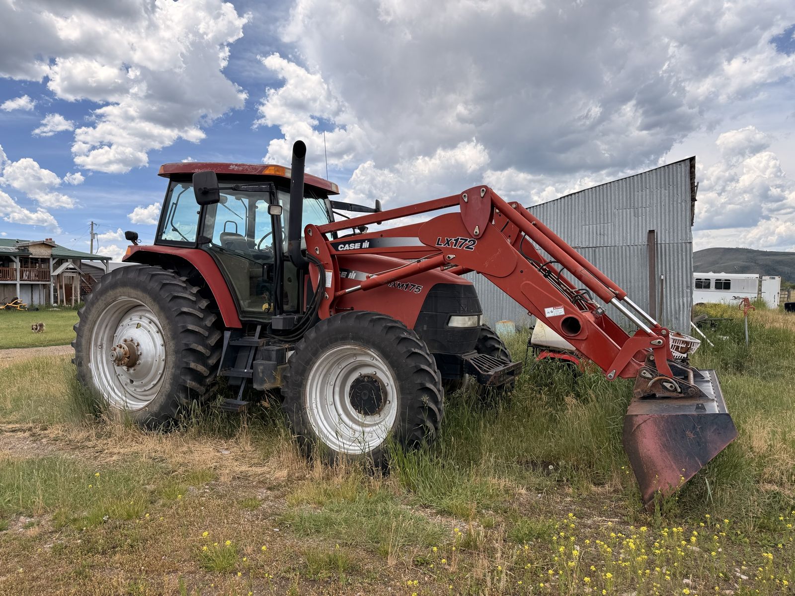 2003 Case International MXM175 tractor with loader