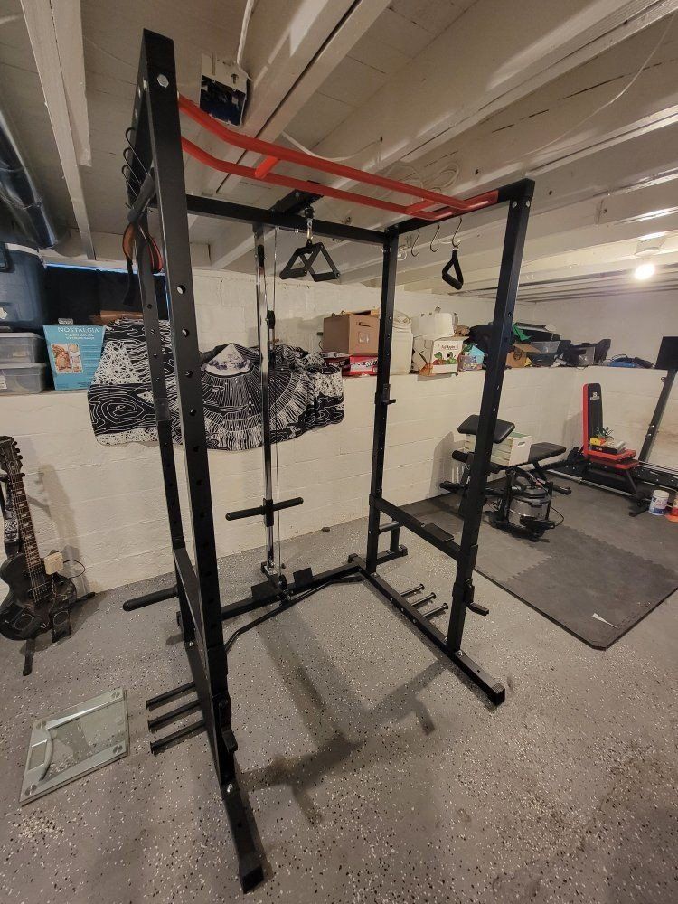 Power Rack with cable attachment