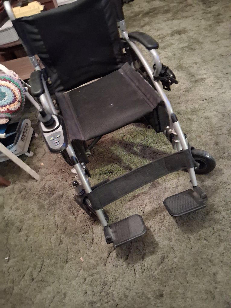 Electric Wheelchair - ZY.1016LZ Model, 24VDC, 250W Output, Joystick Control, Foldable