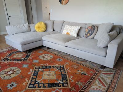 West Elm Sectional in taupe