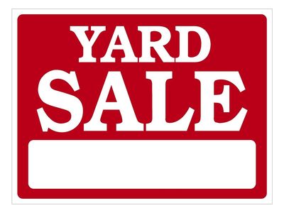 Yard Sale! Saturday April 18th 8am-12pm 2054 Woodview Dr. Lehi 84048