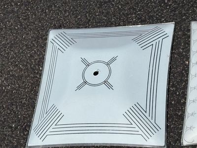 Vintage art deco ceiling light glass cover shade, sconce