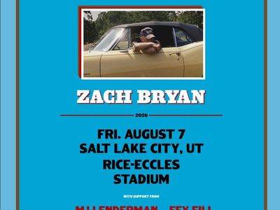 4 Stadium Floor Tickets Zach Bryan Aug 7th