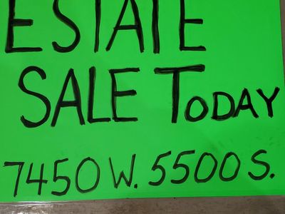 Hooper Estate Sale March 27 & 28, 8am-1pm