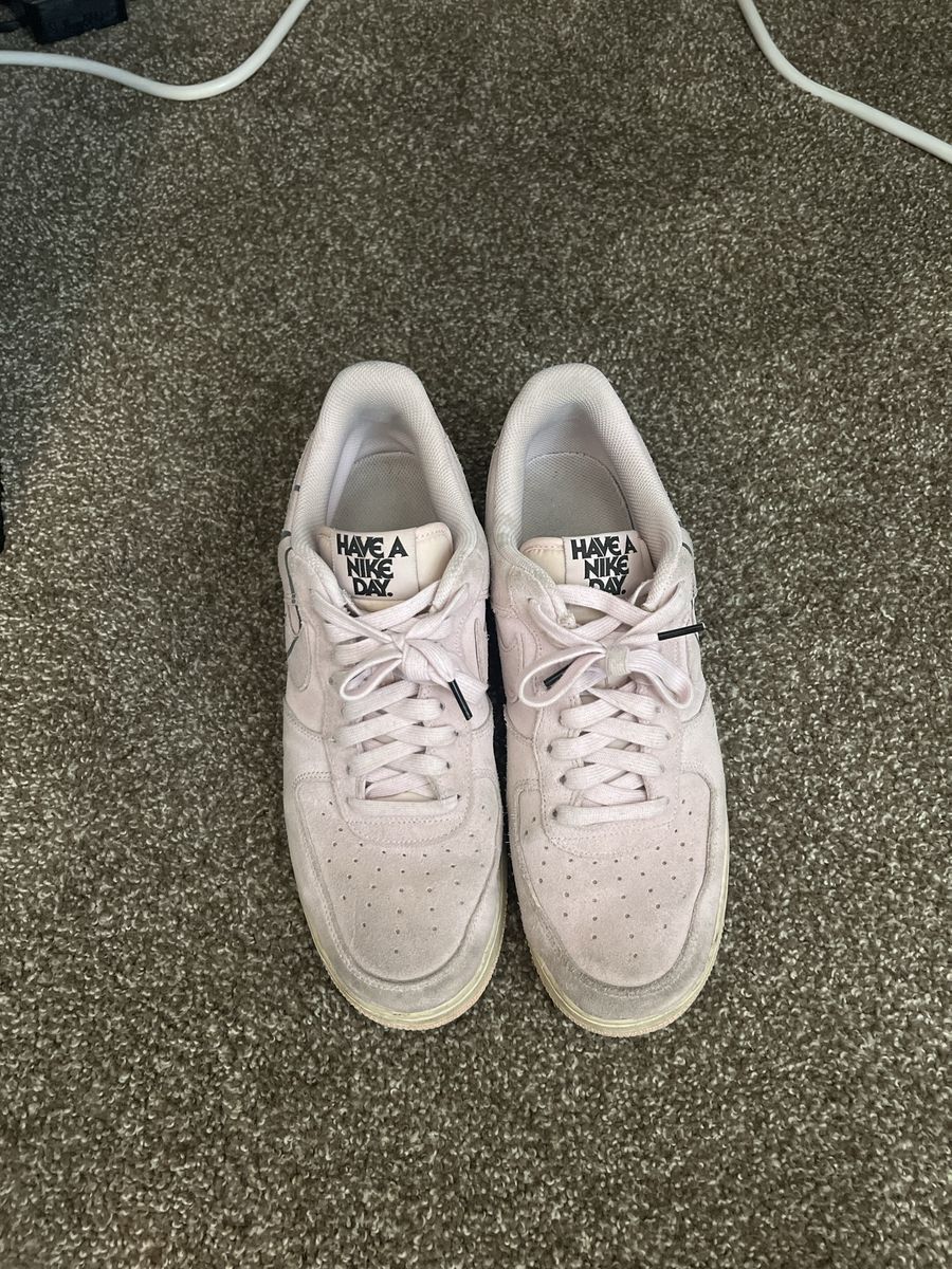 Nike Air Force 1 Low Have A Nike Day Pink Suede Mens 10.5
