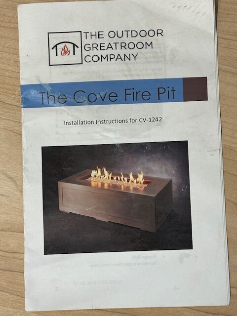 Linear Cove Fire Pit Table (CV-1242)