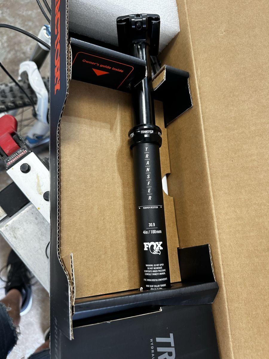 New 30.9 mm, 100 mm Fox Transfer Dropper Seat
