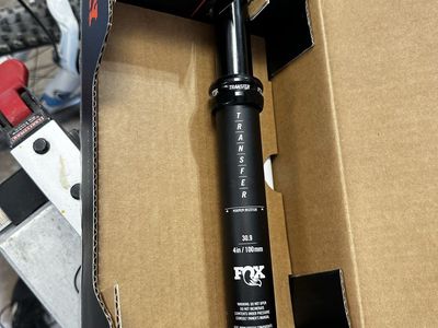 New 30.9 mm, 100 mm Fox Transfer Dropper Seat