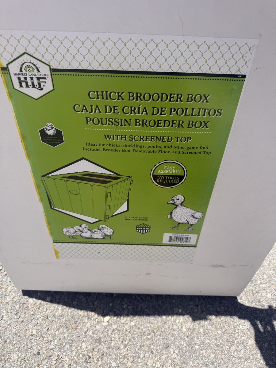 Chick Brooder Box and starter kit