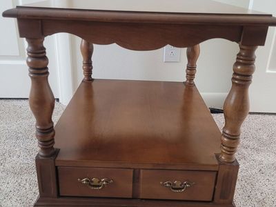 Classic wooden side table