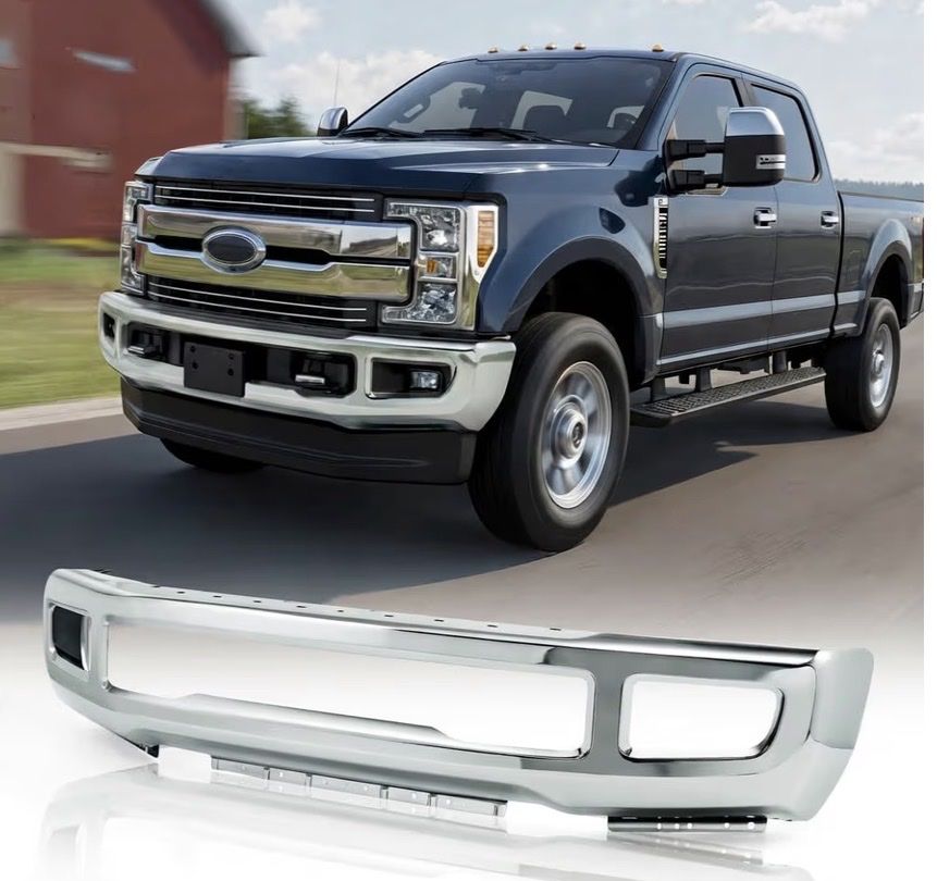 17-19 Ford F250 F350 chrome front bumper