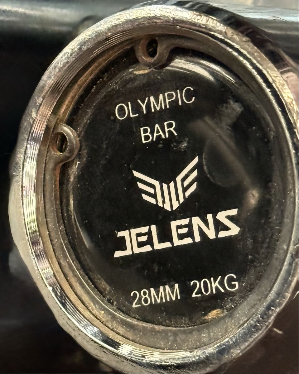 JELENS Olympic Barbell - 28MM, 20KG Weightlifting Bar - New