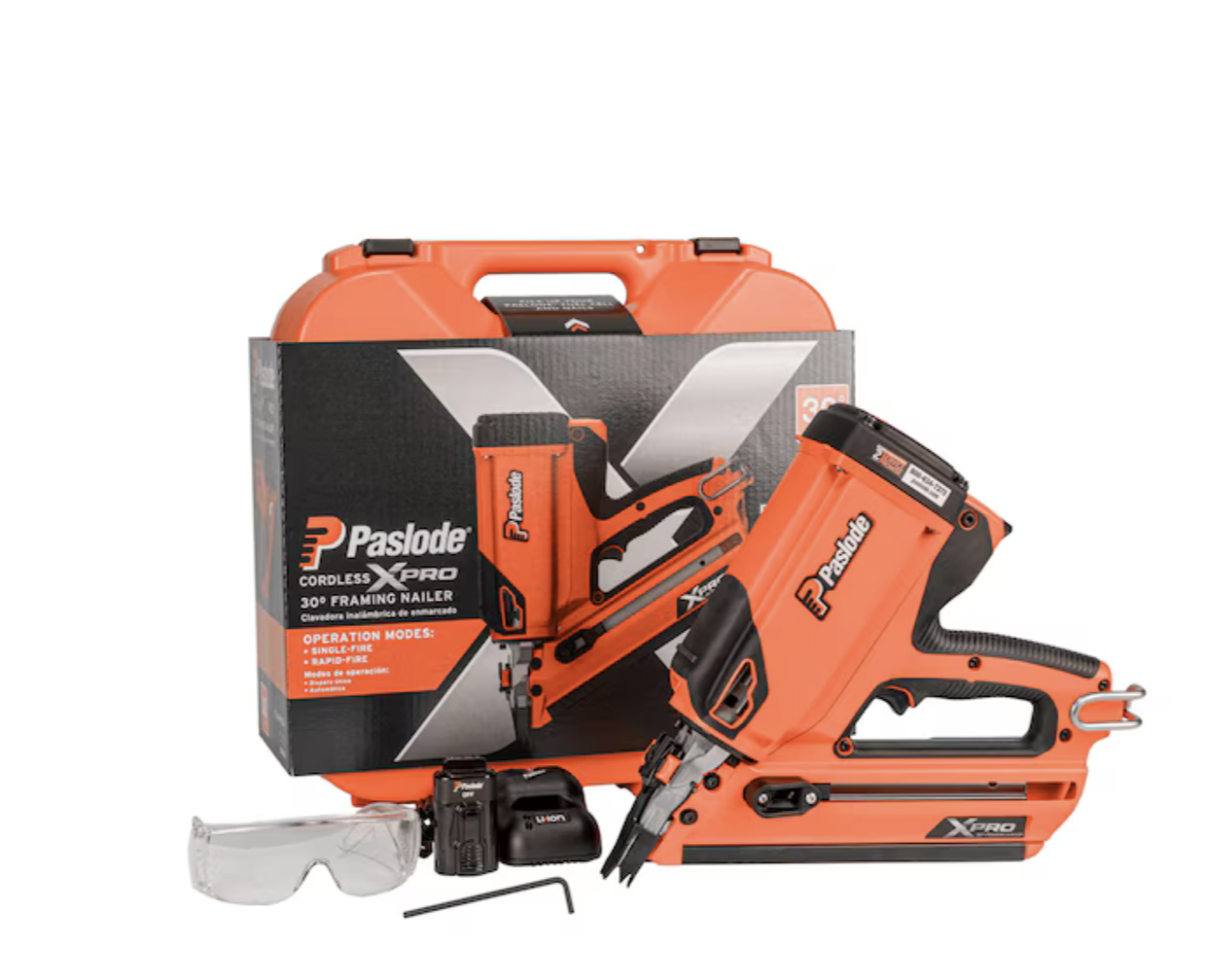 NEW Paslode XPRO 3-1/4-in 30 -Degree Cordless Roundhead Framing Nailer Kit