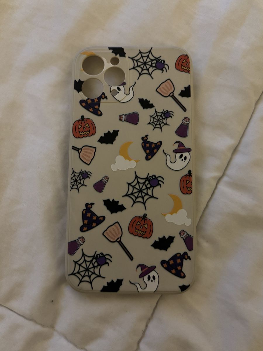 iPhone 13/14 Pro Max Halloween Clear Phone Case Spooky Cute Design