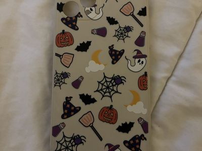 iPhone 13/14 Pro Max Halloween Clear Phone Case Spooky Cute Design